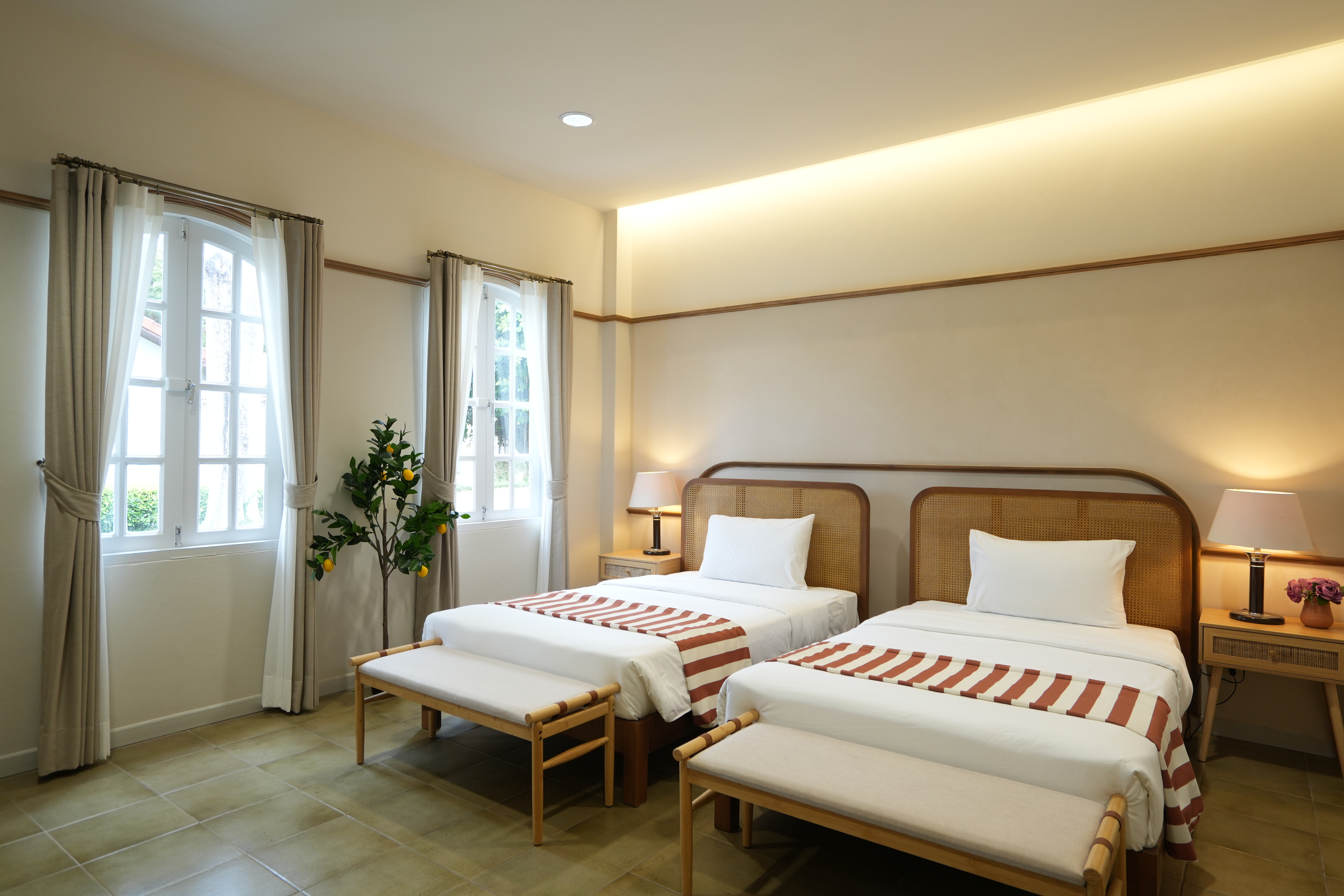 Villa with Garden View Twin beds 1