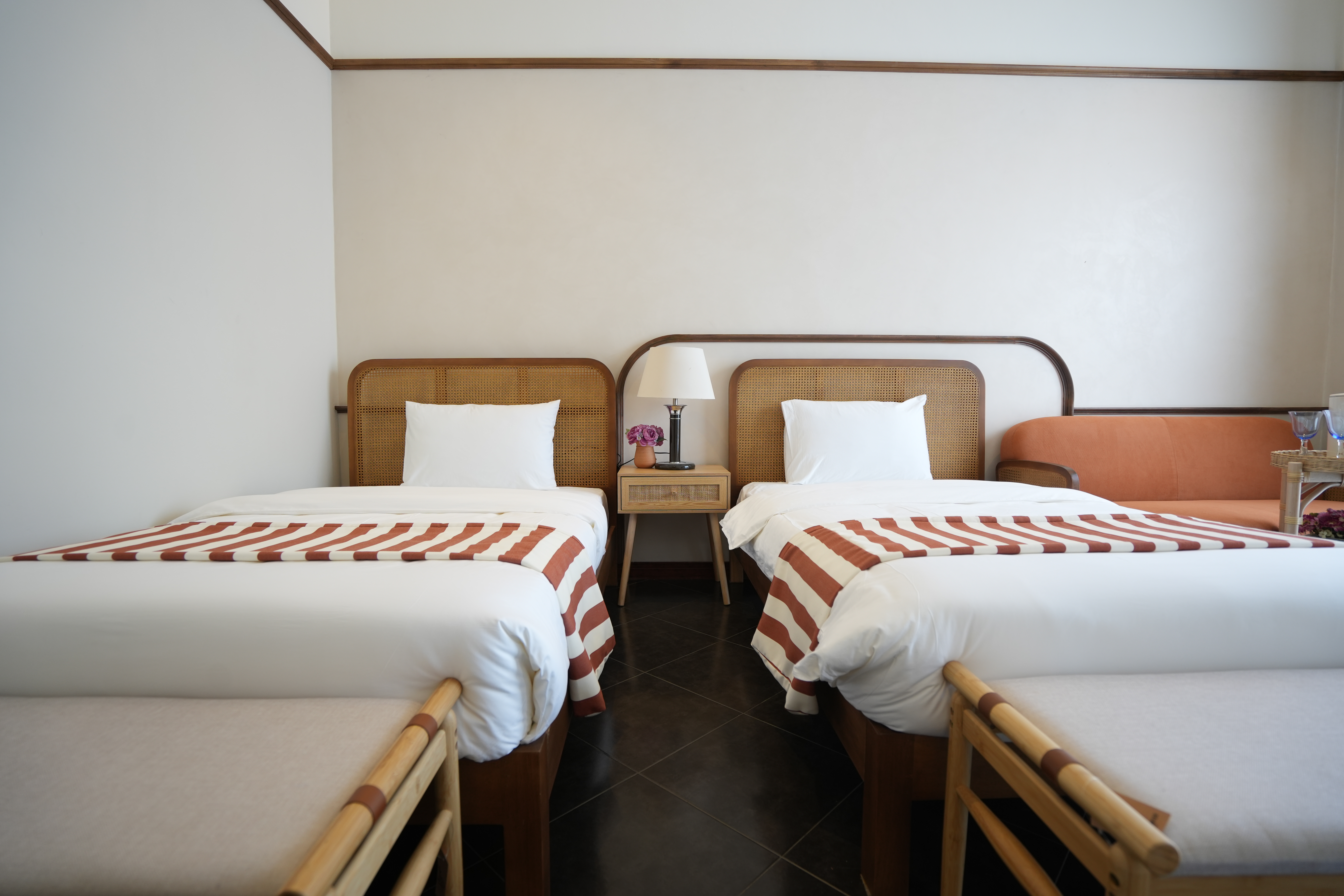 Twin Room with Pool View 3