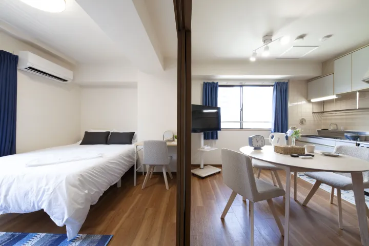 SUKE HOME KITASENJU(601) Spacious Double Room for 2–4 Guests0